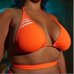 Adidas Ivy Park Solar Orange Bikini‎ Plus Size 3X
